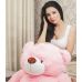 Большой плюшевый мишка Валентин 110 см (розовый)